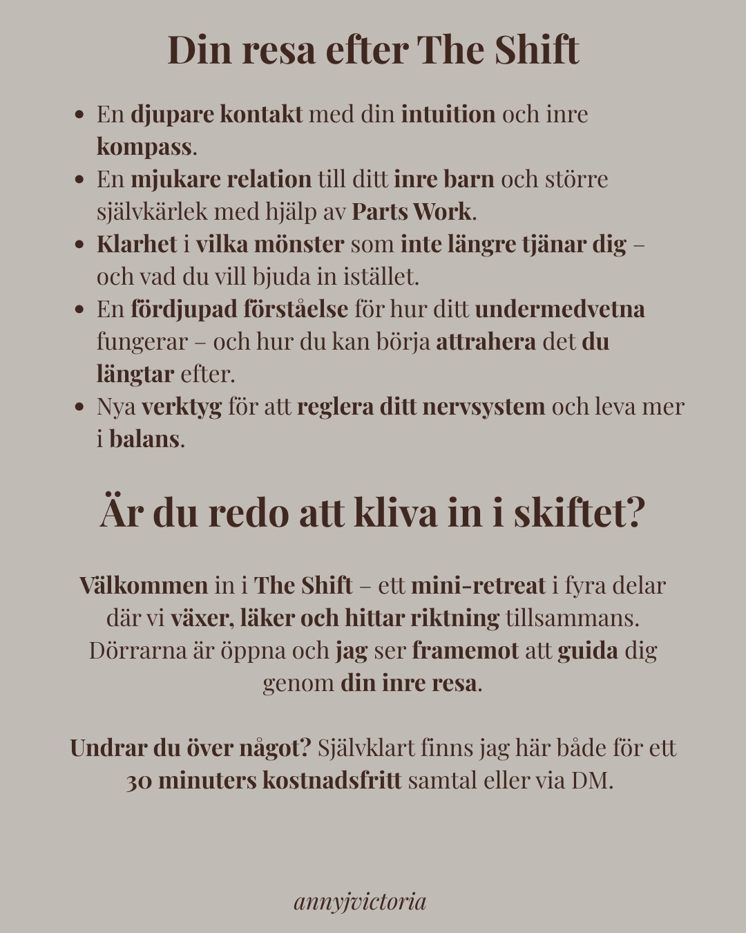 The Shift - kvinnocirklar