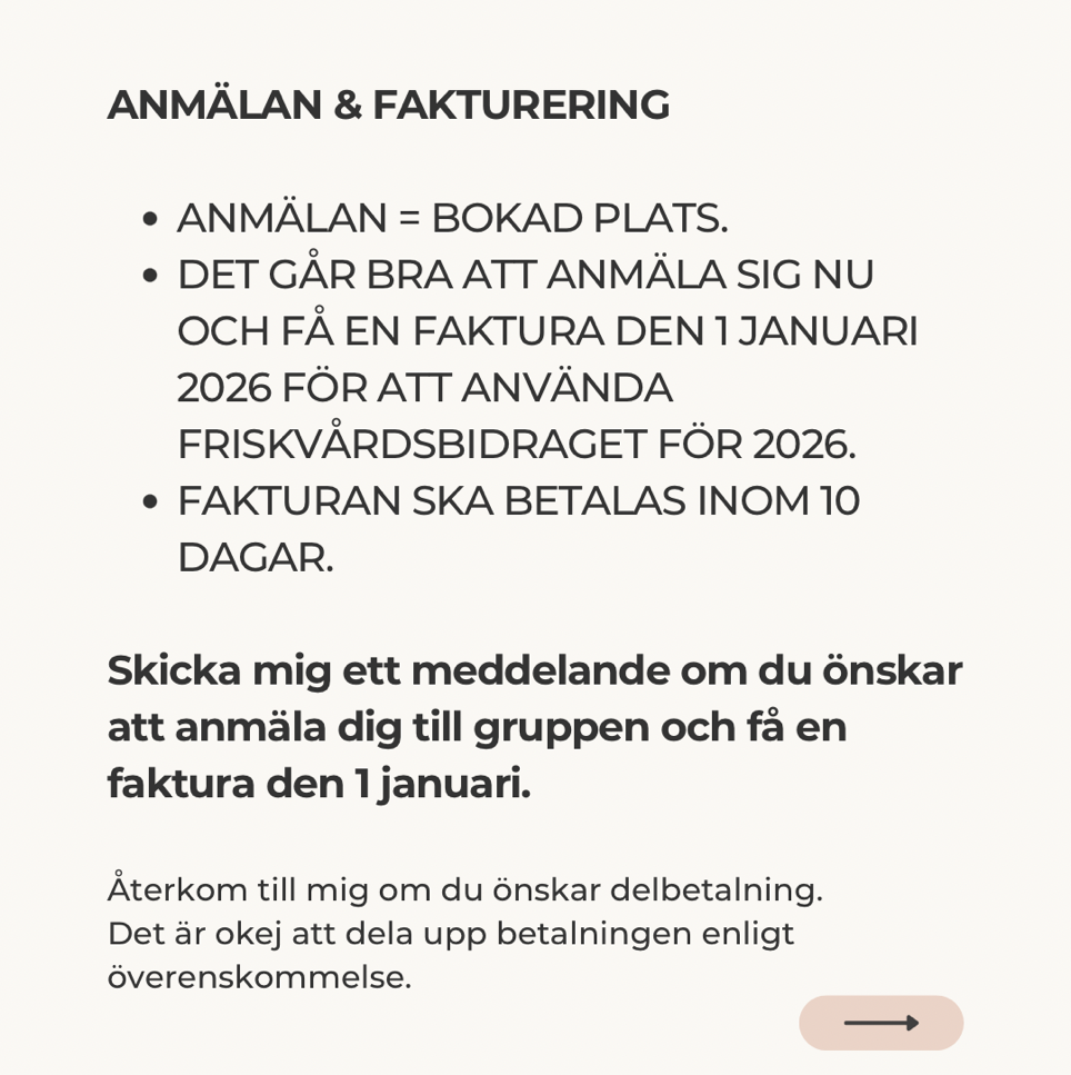 Life force activation- 5 tillfällen - endast kvinnor