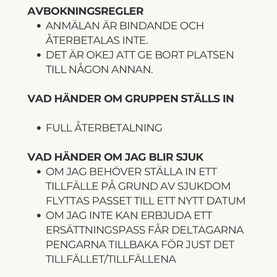 Life force activation- 5 tillfällen - endast kvinnor