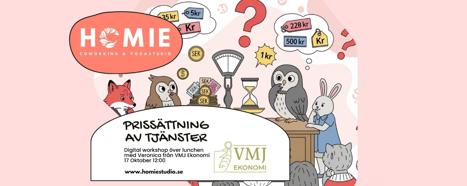 Lunchworkshop Prissättning av tjänster