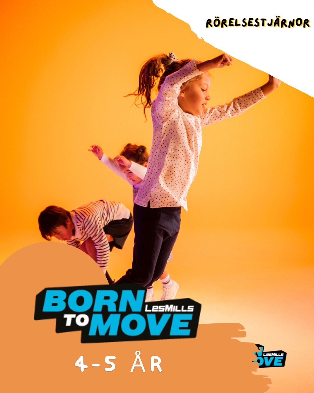 Born To Move 4-5 år (Les Mills)