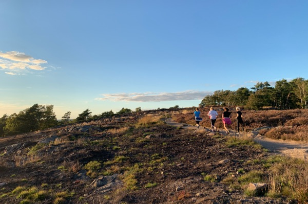 Löpargrupp för tjejer