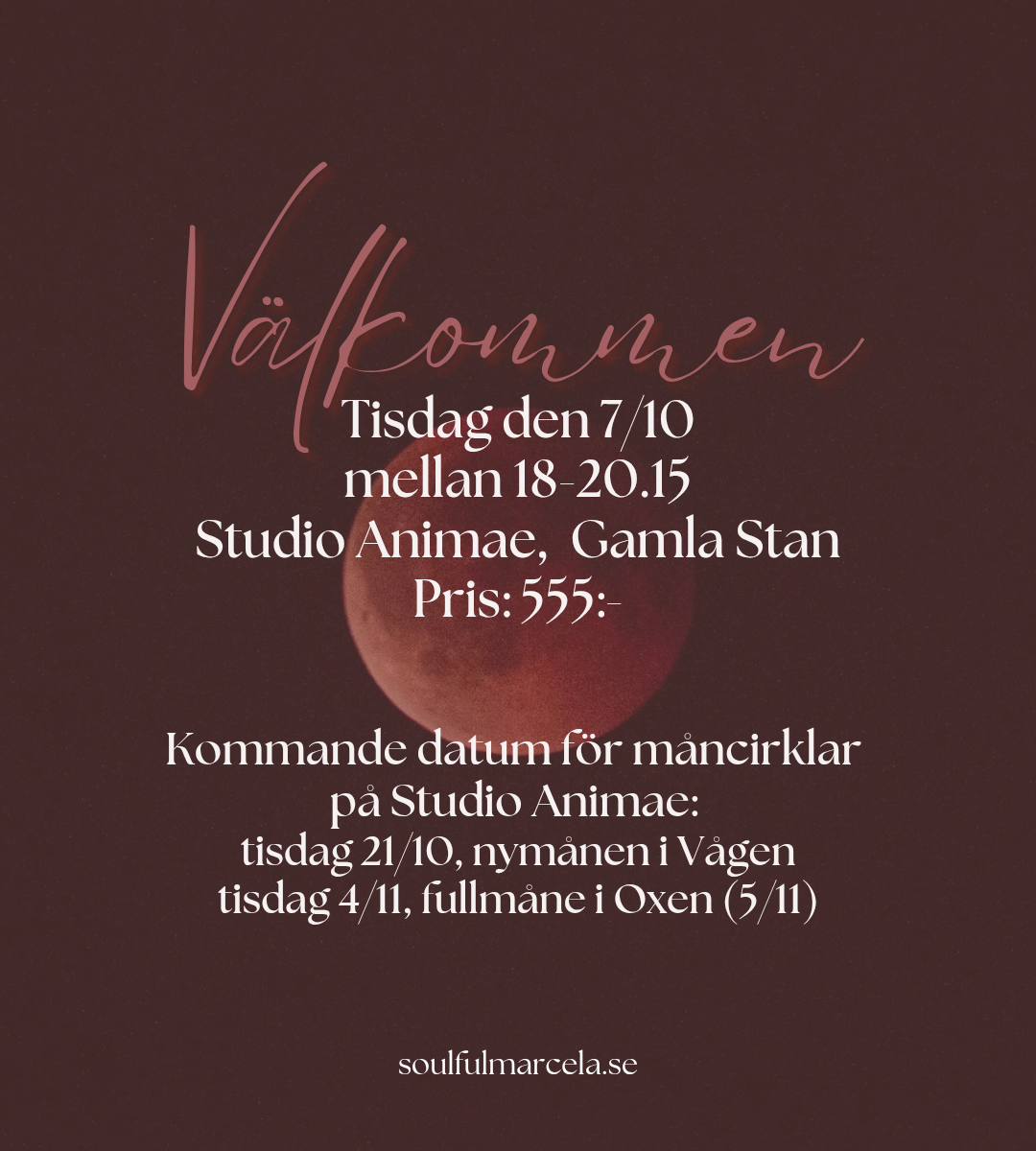 FULLMÅNECIRKEL - Månen i Väduren 🌕