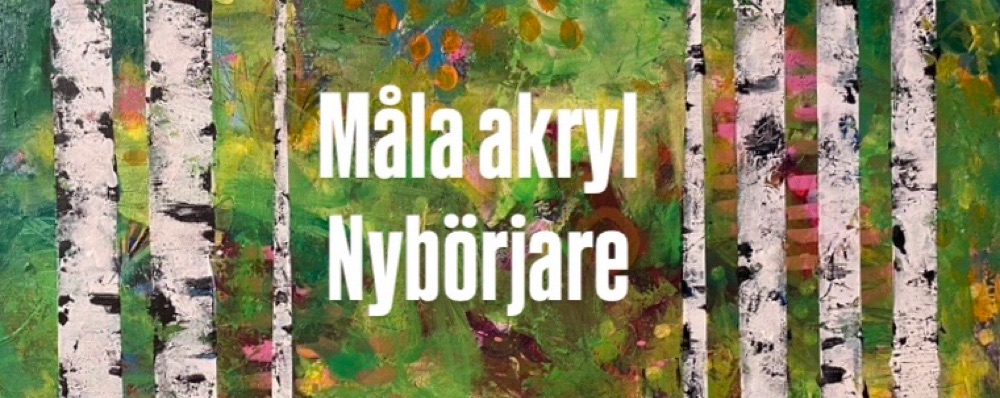 Måla Akryl - Nybörjare