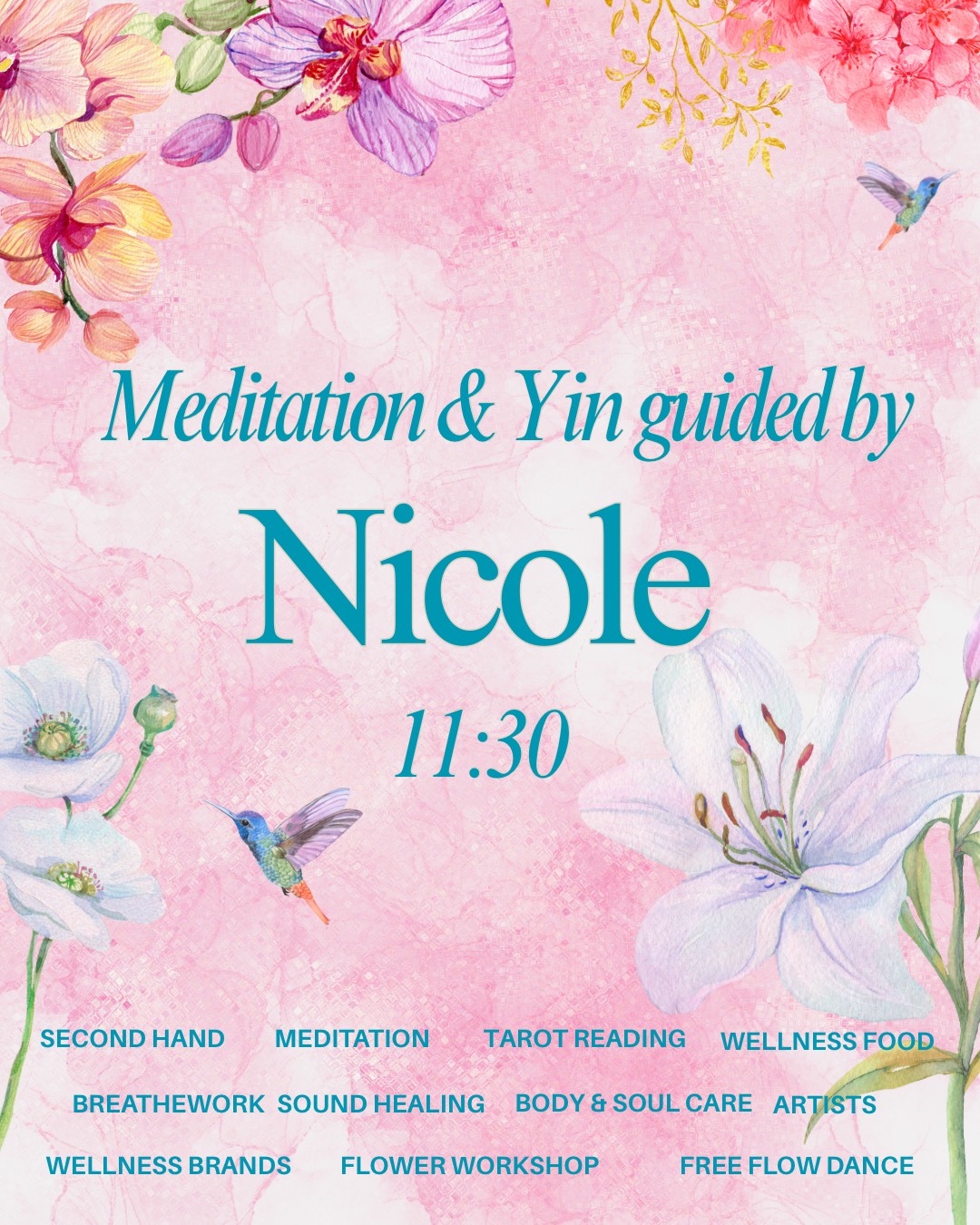 Early Bird Ticket ~ Meditation & Yin