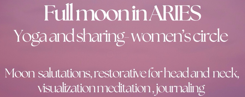 Full moon in Aries- yoga in Vasastan