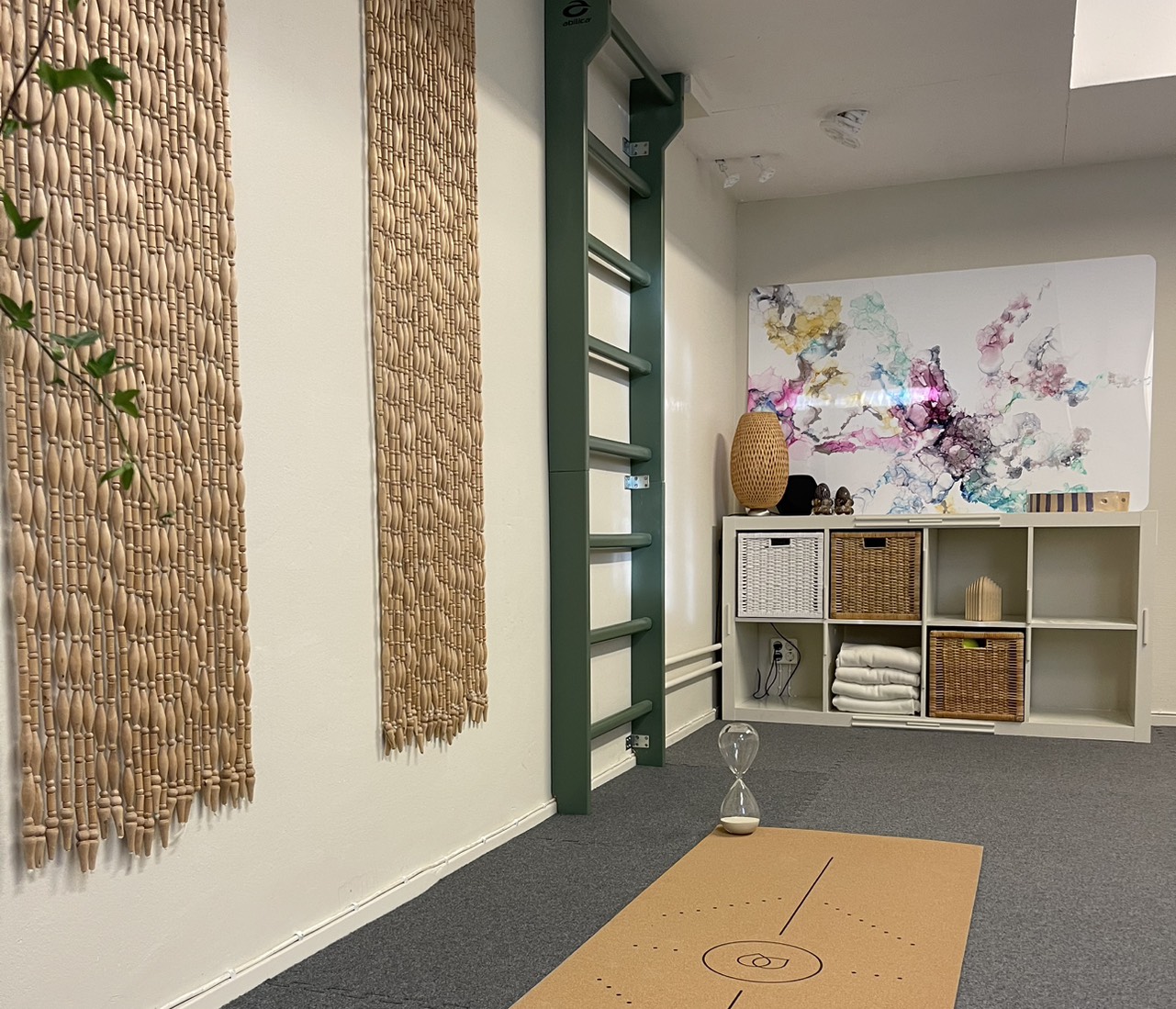 Prova på, Pilates på matta med ”Foam roller”