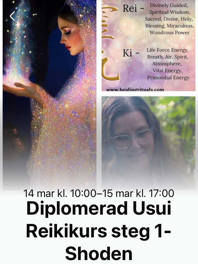 Usui Reikikurs steg 1 - Shoden