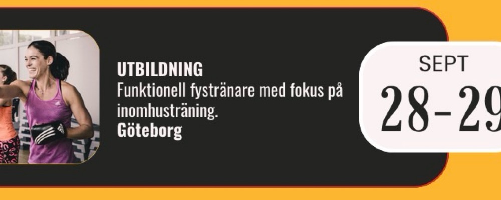 Moveoo, certifiering inomhusfys. Göterborg