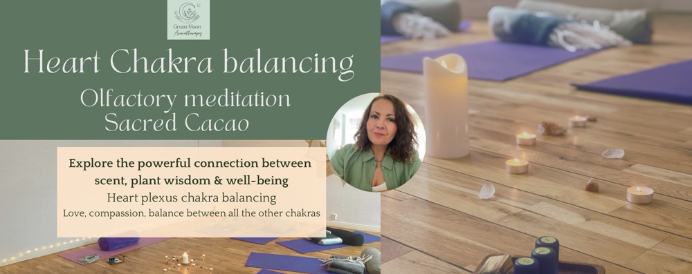 Heart chakra balancing • Olfactory Meditation & Sacred Cacao