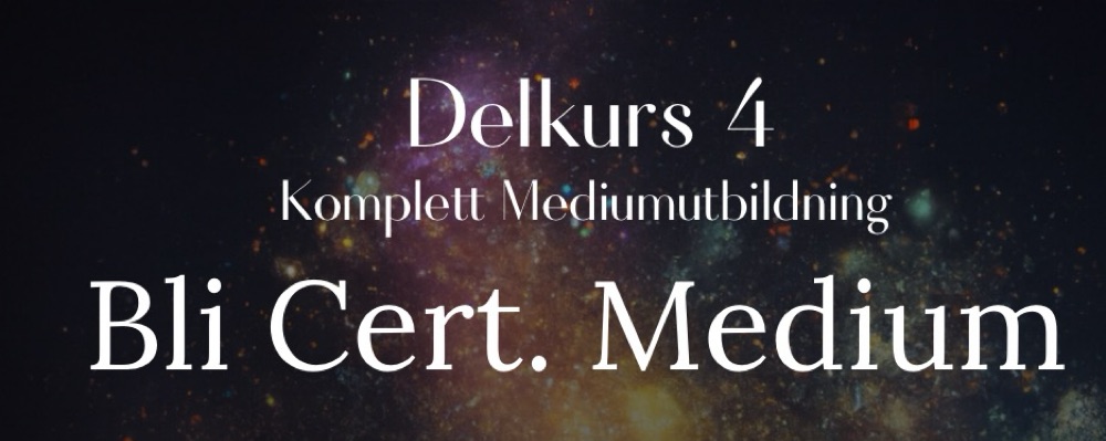 Mediumutbildning, delkurs 4 (kull 2)