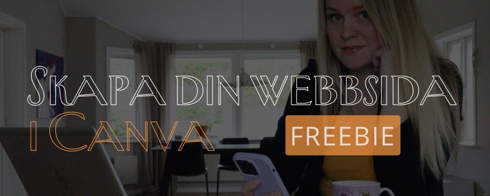 Freebie - Bygg din webbsida i Canva