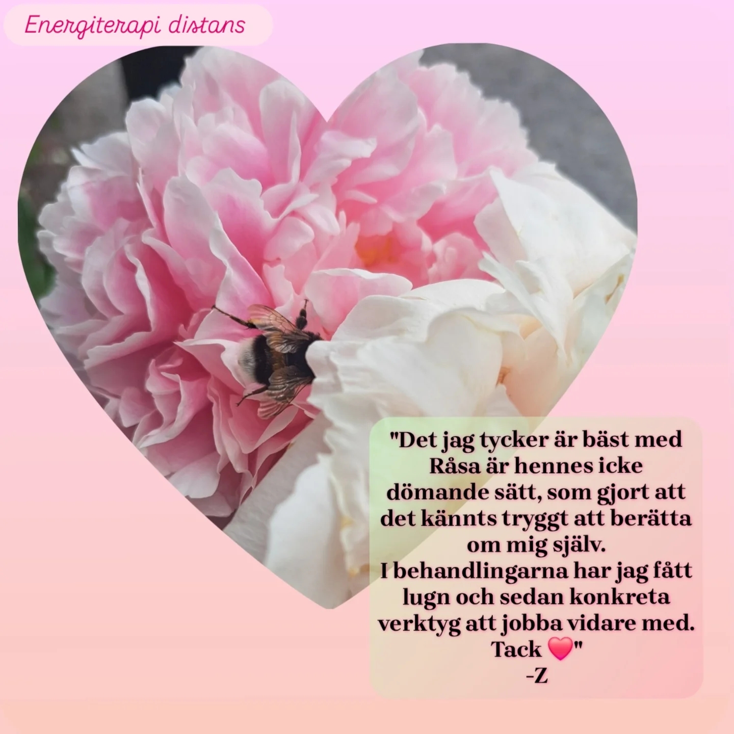 Energiterapi övningsklient