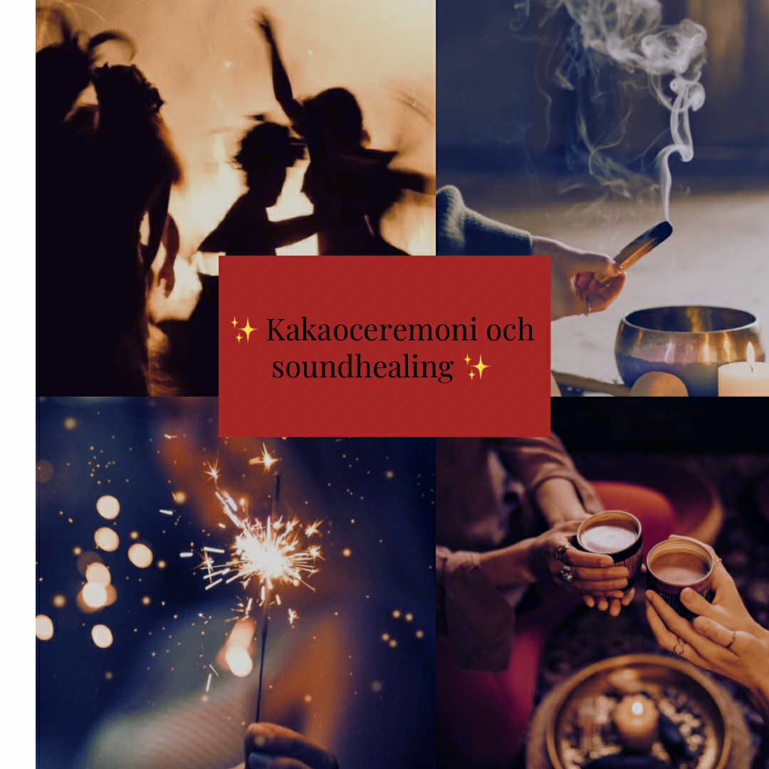 Kakaoceremoni och soundhealing med Jasmine och Karin 🌟🙏🤍