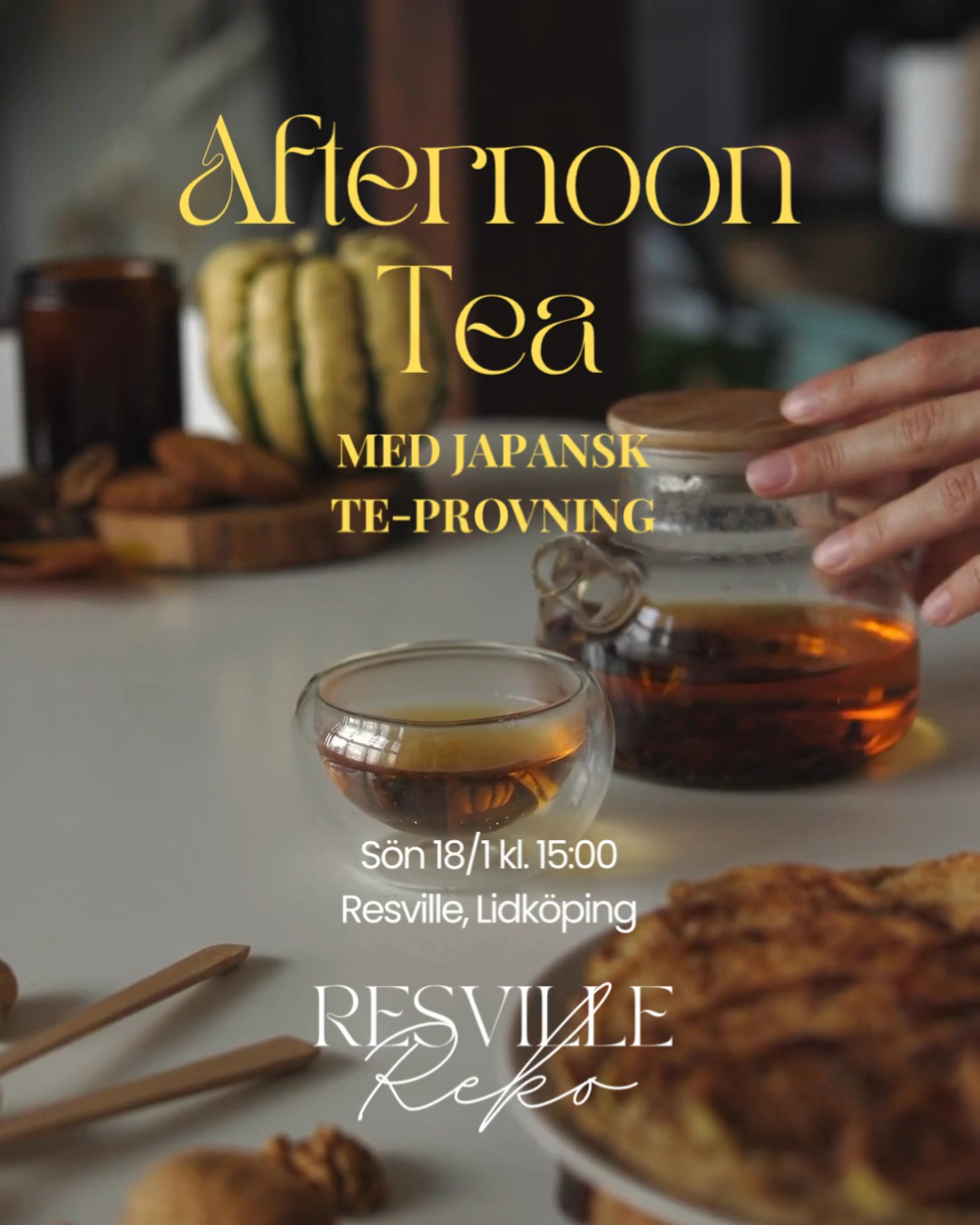 Resville Reko Afternoon Tea - Med japansk te-provning
