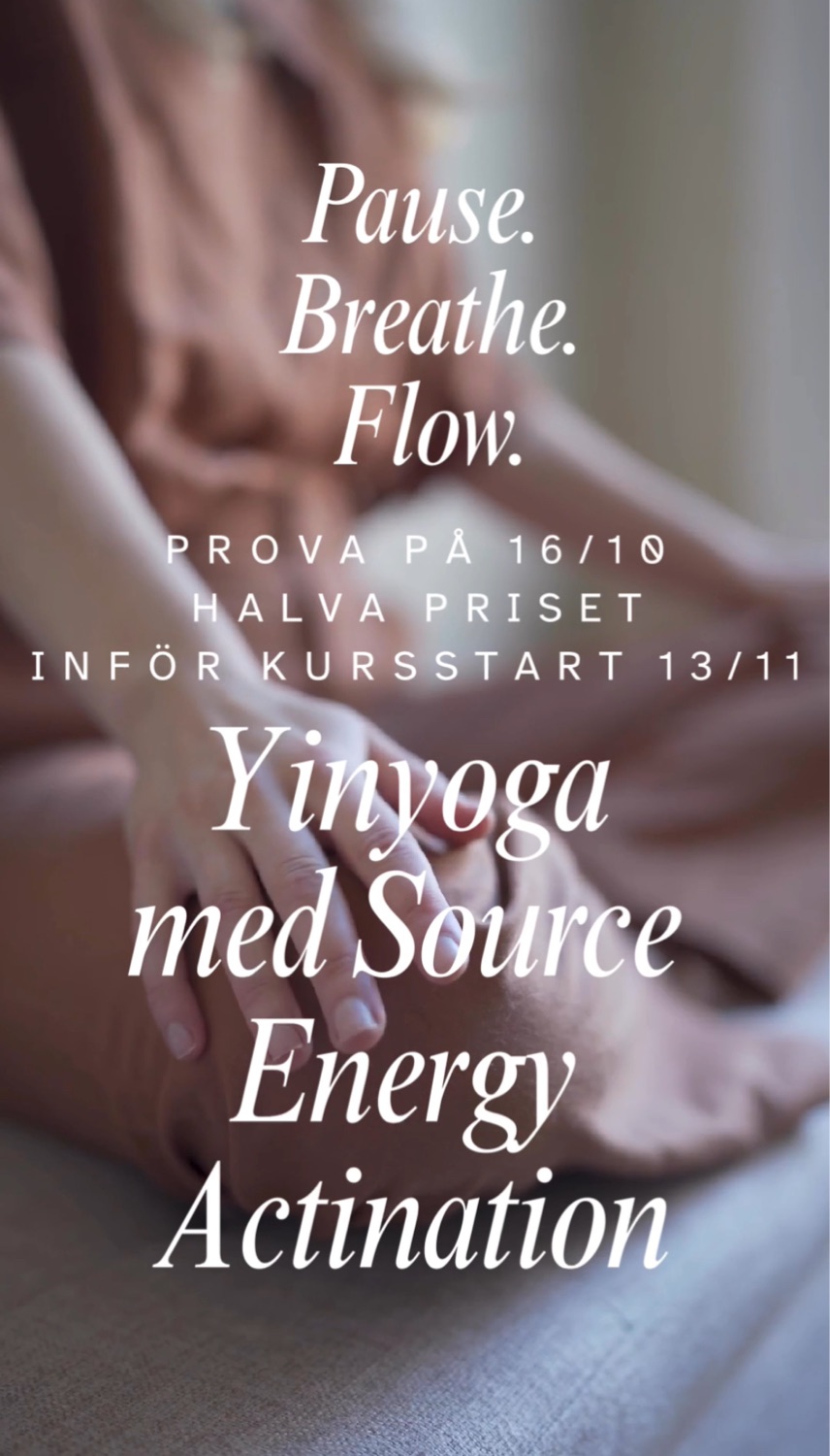 Yinyoga med Source Energy Activation 💛 Gävle