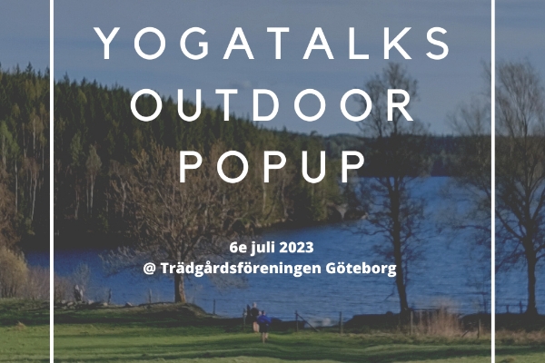 YogaTalks outdoor popup