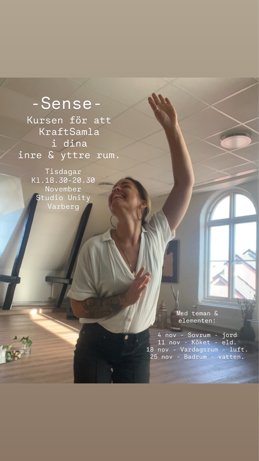 - SENSE- kursen för dina inre & yttre rum med Lina Westsjö