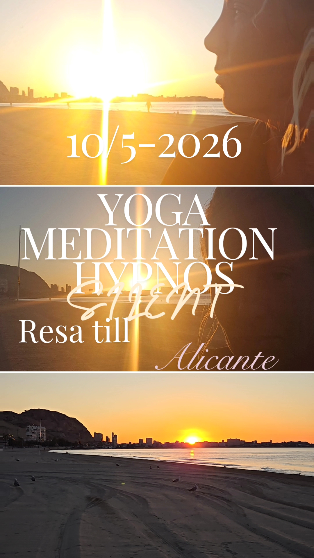 BOKA 3 dagar YOGA & Meditation , Hypnos resa till Alicante