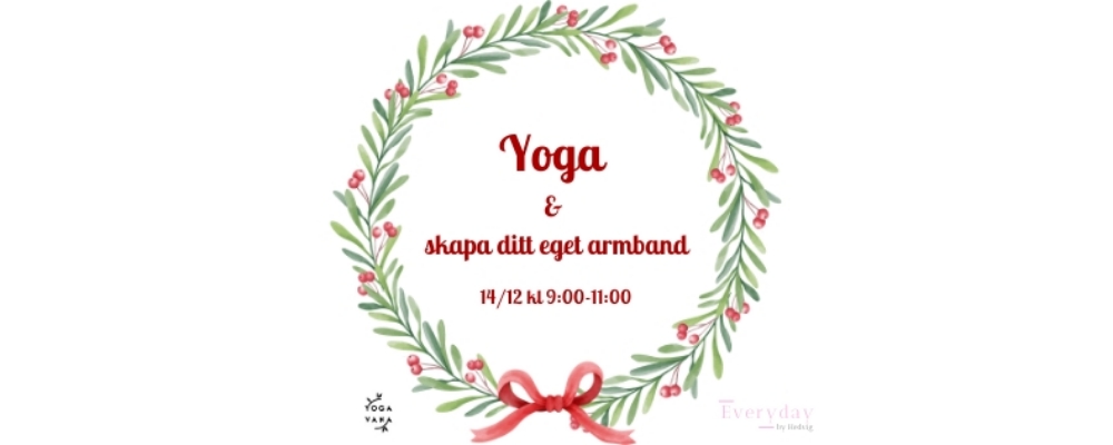 Yoga och skapa armband