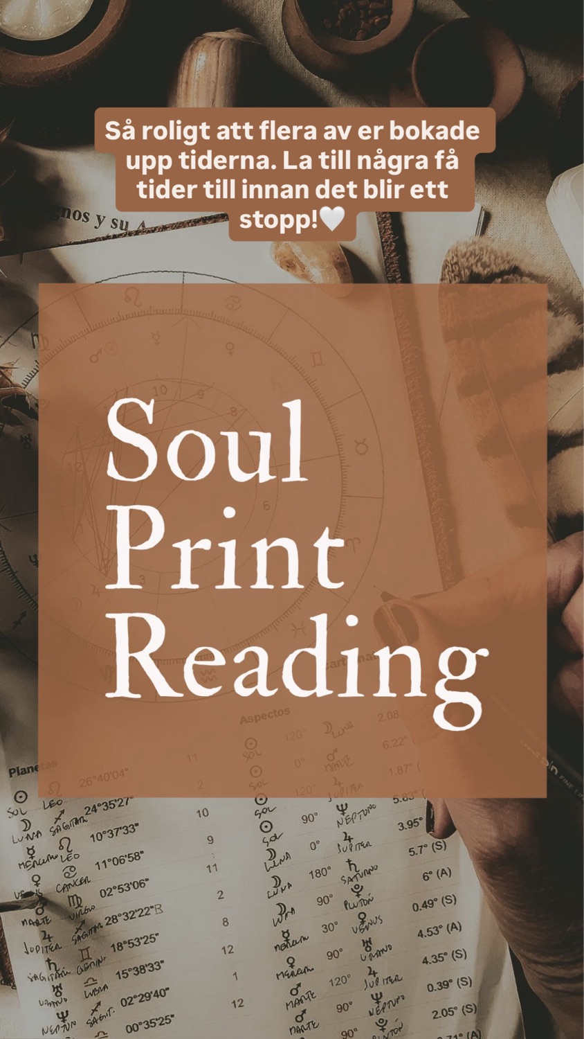 Soul Print Reading (stor skriftlig PDF)