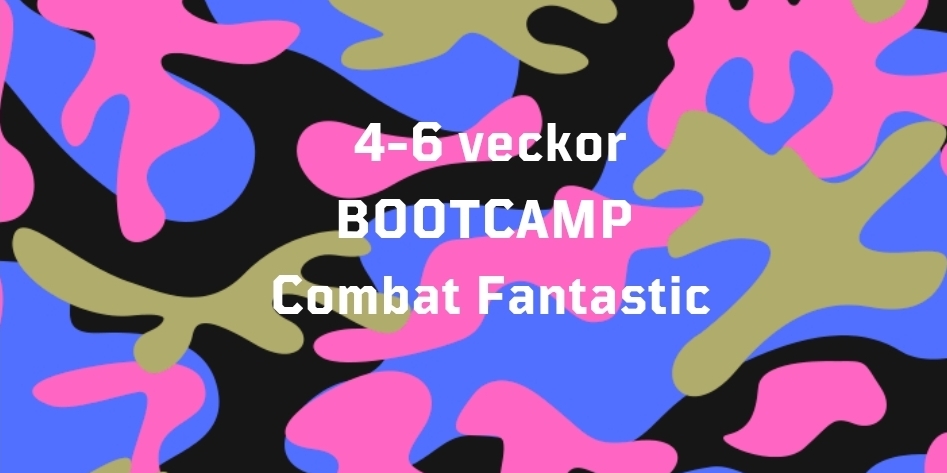 4-6 veckor BOOTCAMP Fantastic Combat från 499kr (klippkort)