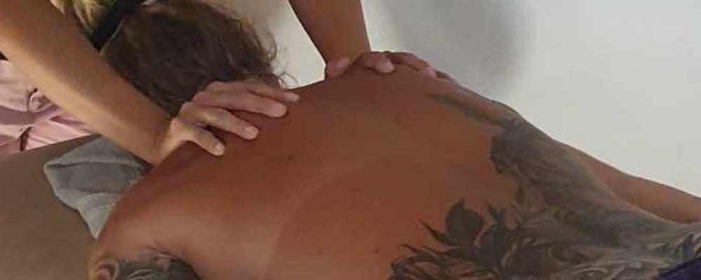 Massage I infraröd värmesal