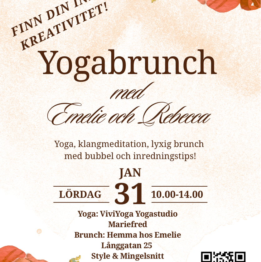 Yogabrunch- Finn din inre kreativitet!