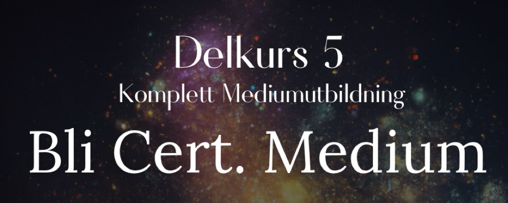 Mediumutbildning delkurs 5 (kull 2)
