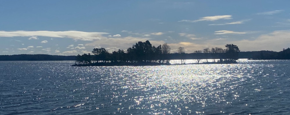 Yogafrukost på Ö i Mälaren