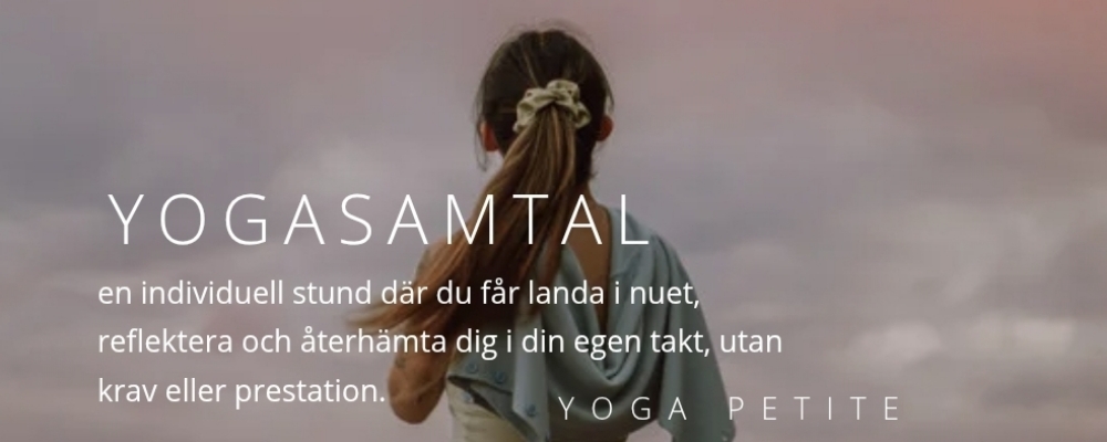 Yogasamtal på plats