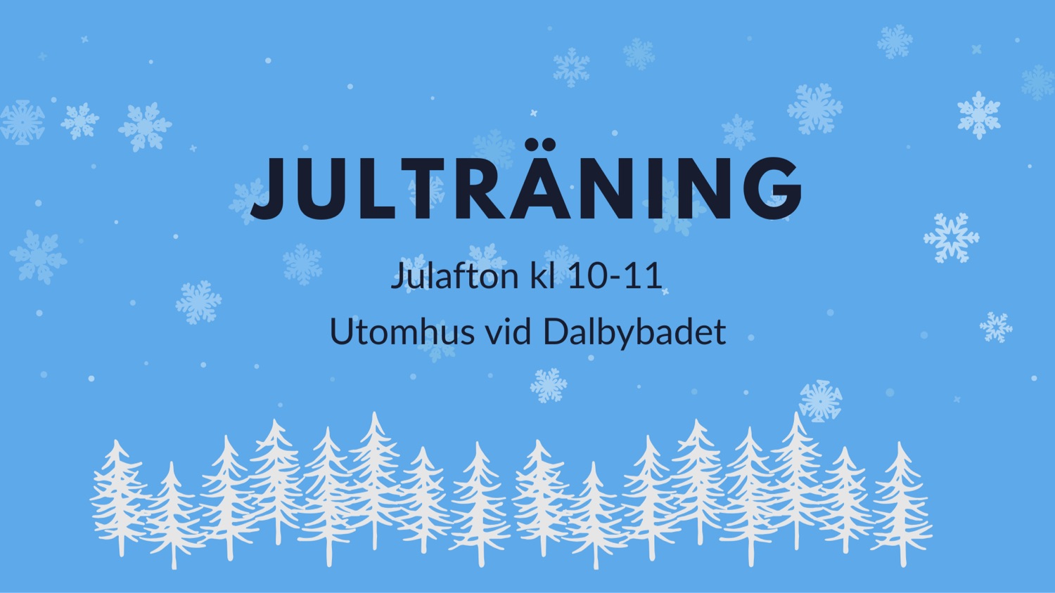 Julträning