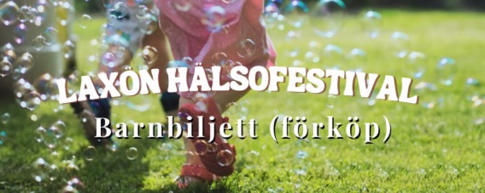 Barnbiljett (bokas med vuxen)