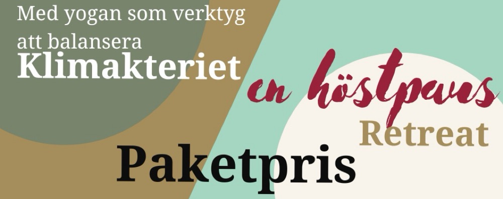 Paket: klimakterie WS och yogaretreat