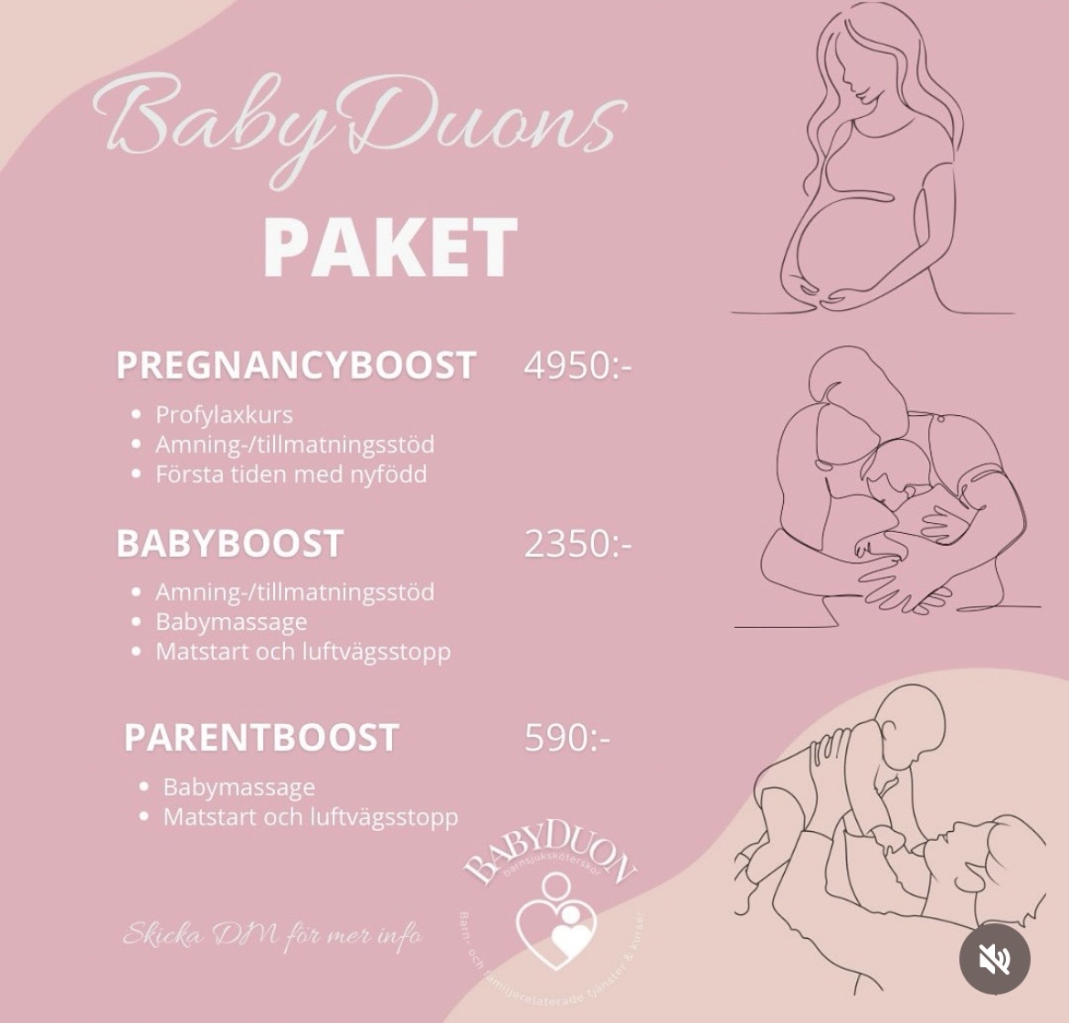 BabyDuon paket pris från