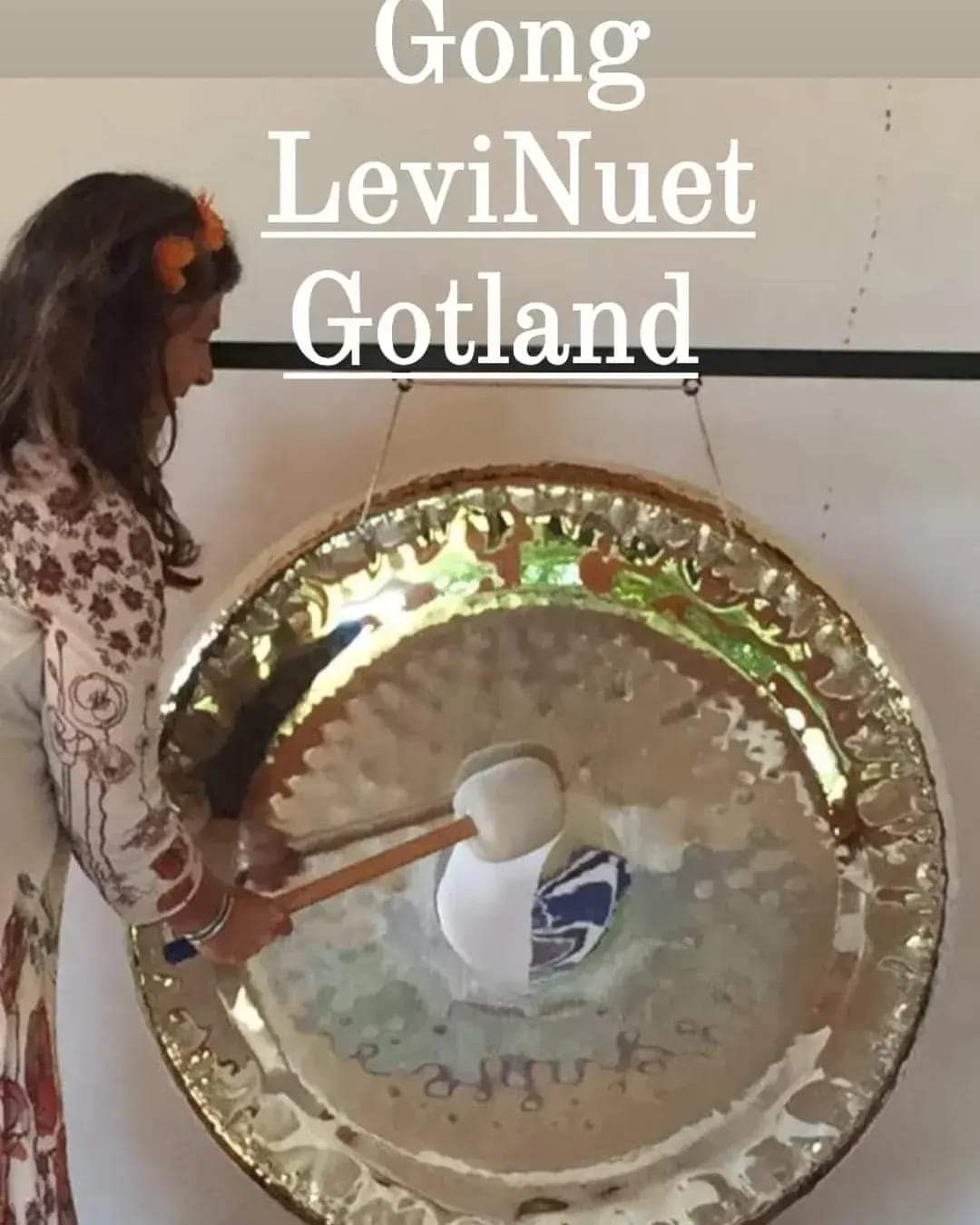 Djupgående avslappnande GONGBAD klangmeditation Visby