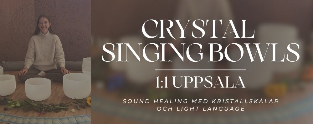 Crystal Singing Bowls med Light Language