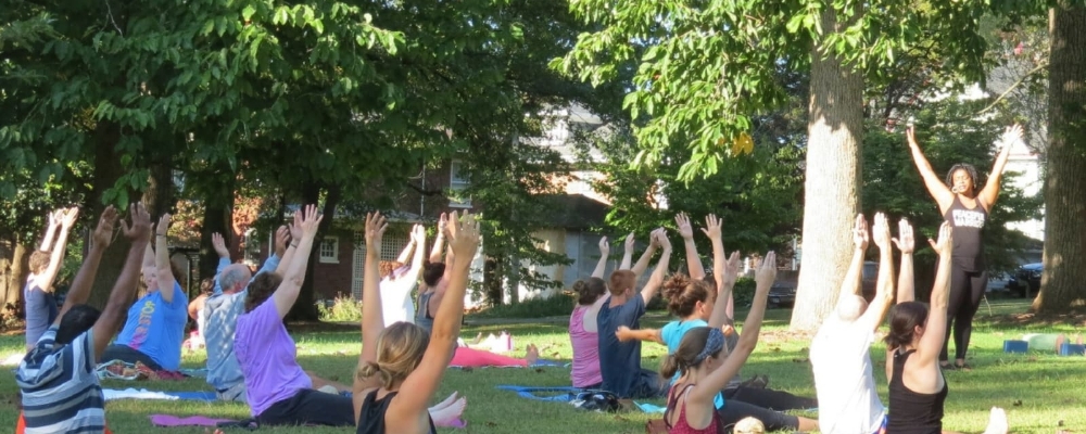 Yoga in the park for Women