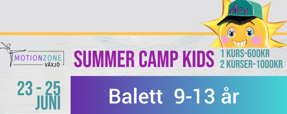 Summer Dance Camp Balett 9-13 år (Early bird pris)