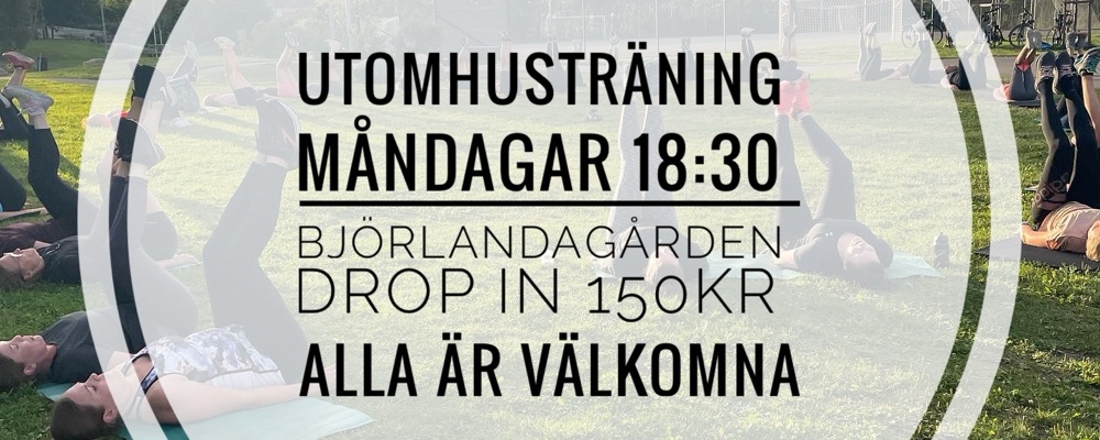 Utomhusträning start vecka 33