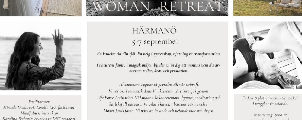 Rewilding Woman Retreat 5-7 september