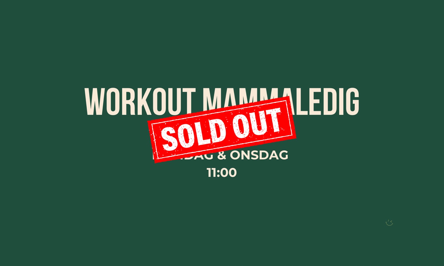Workout Mammaledig Måndag + Onsdag 11:00