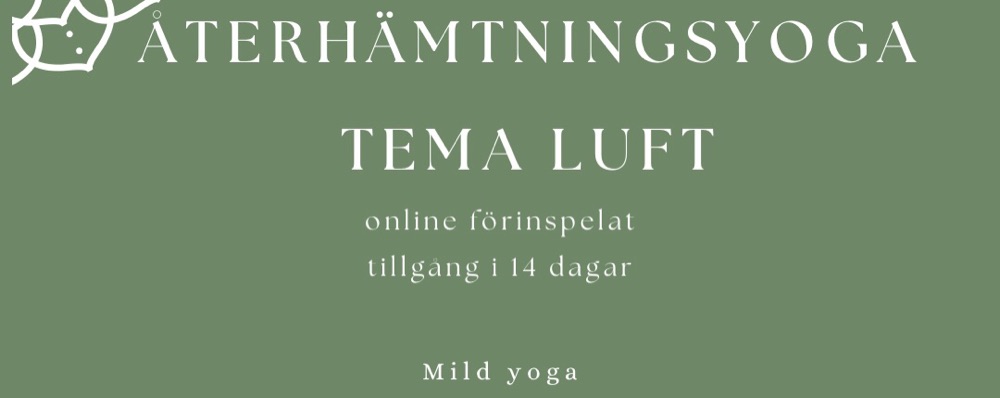 Återhämtningsyoga Tema Luft