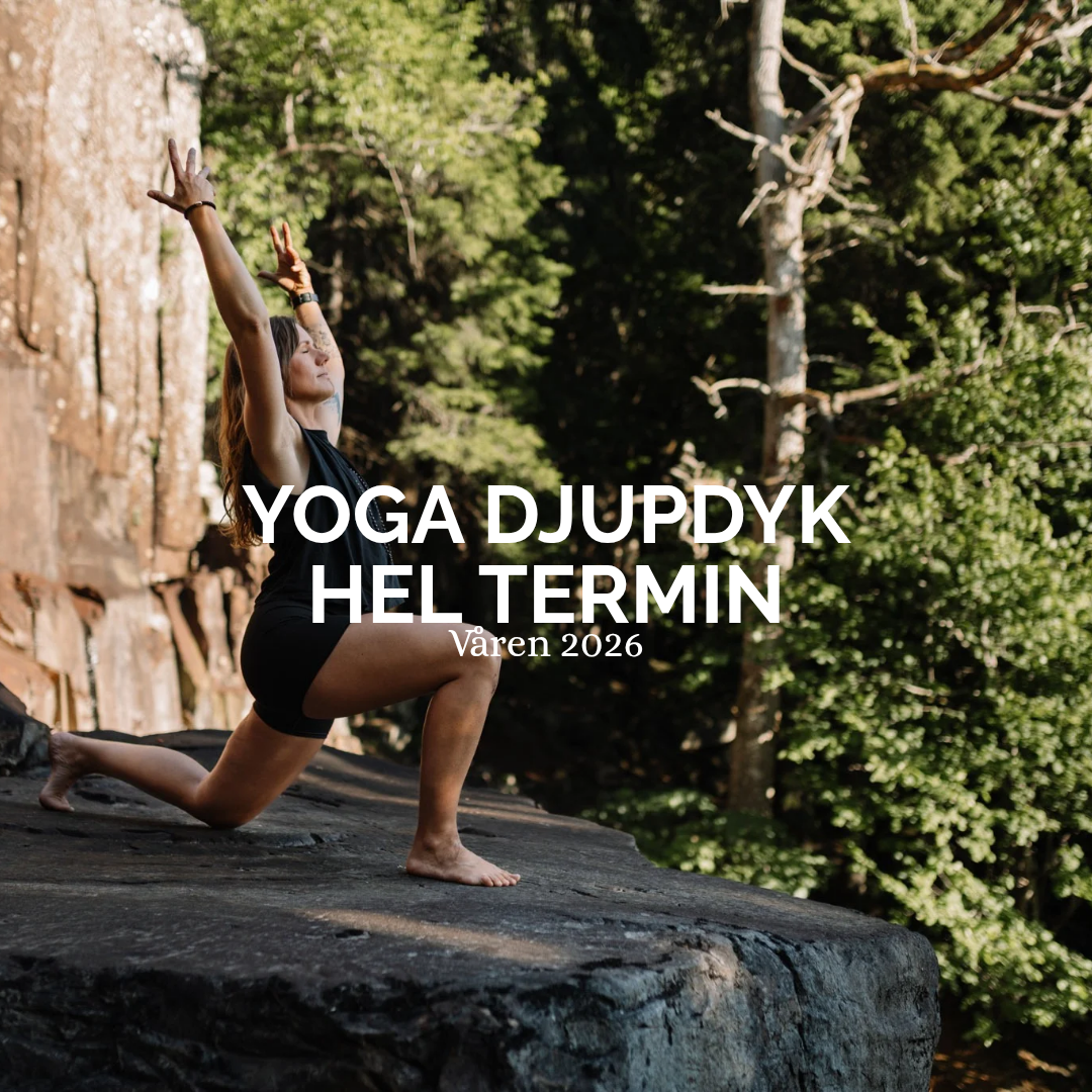 Yoga DJUPDYK HEL TERMIN Våren 2026 Måndagar Kl 19.15-20.30.