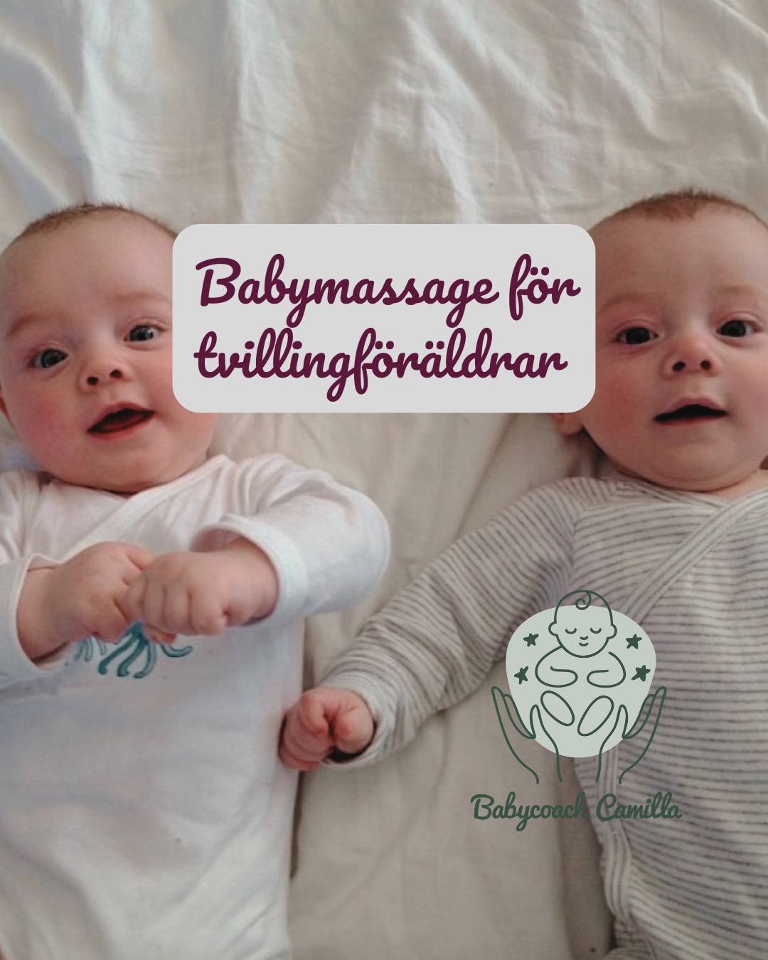 Babymassage för tvillingar