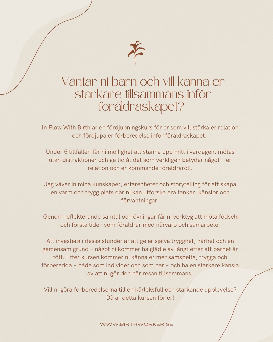 In Flow With Birth (för par)