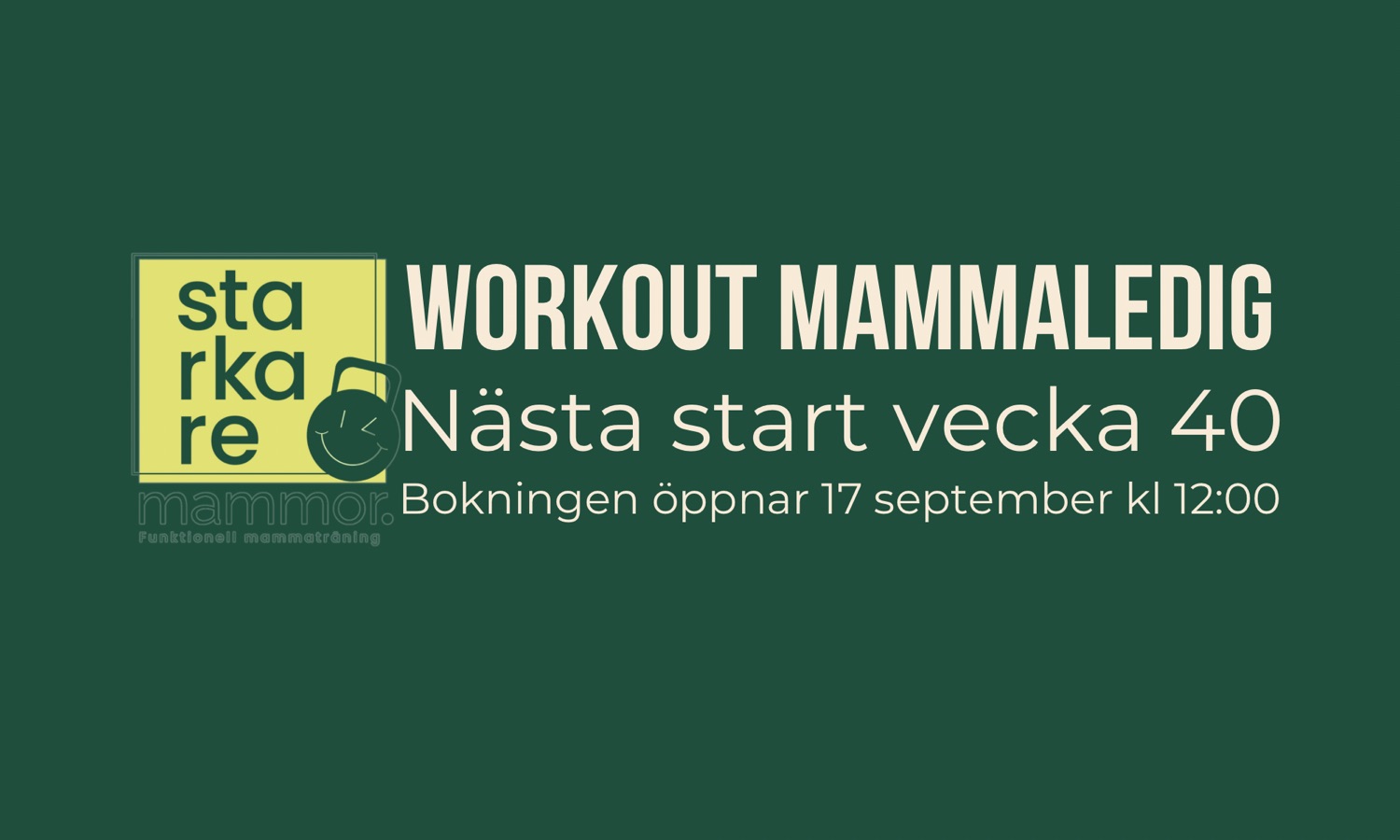 Workout Mammaledig