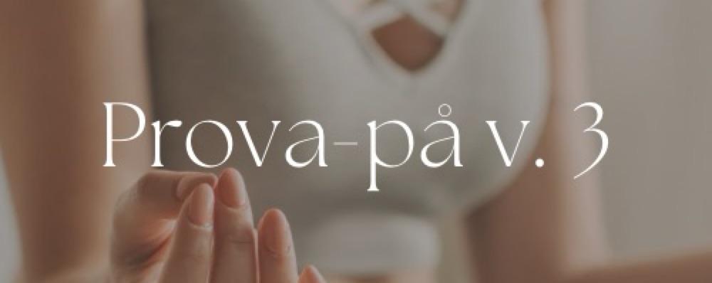 Prova - Yin yoga med Pernilla