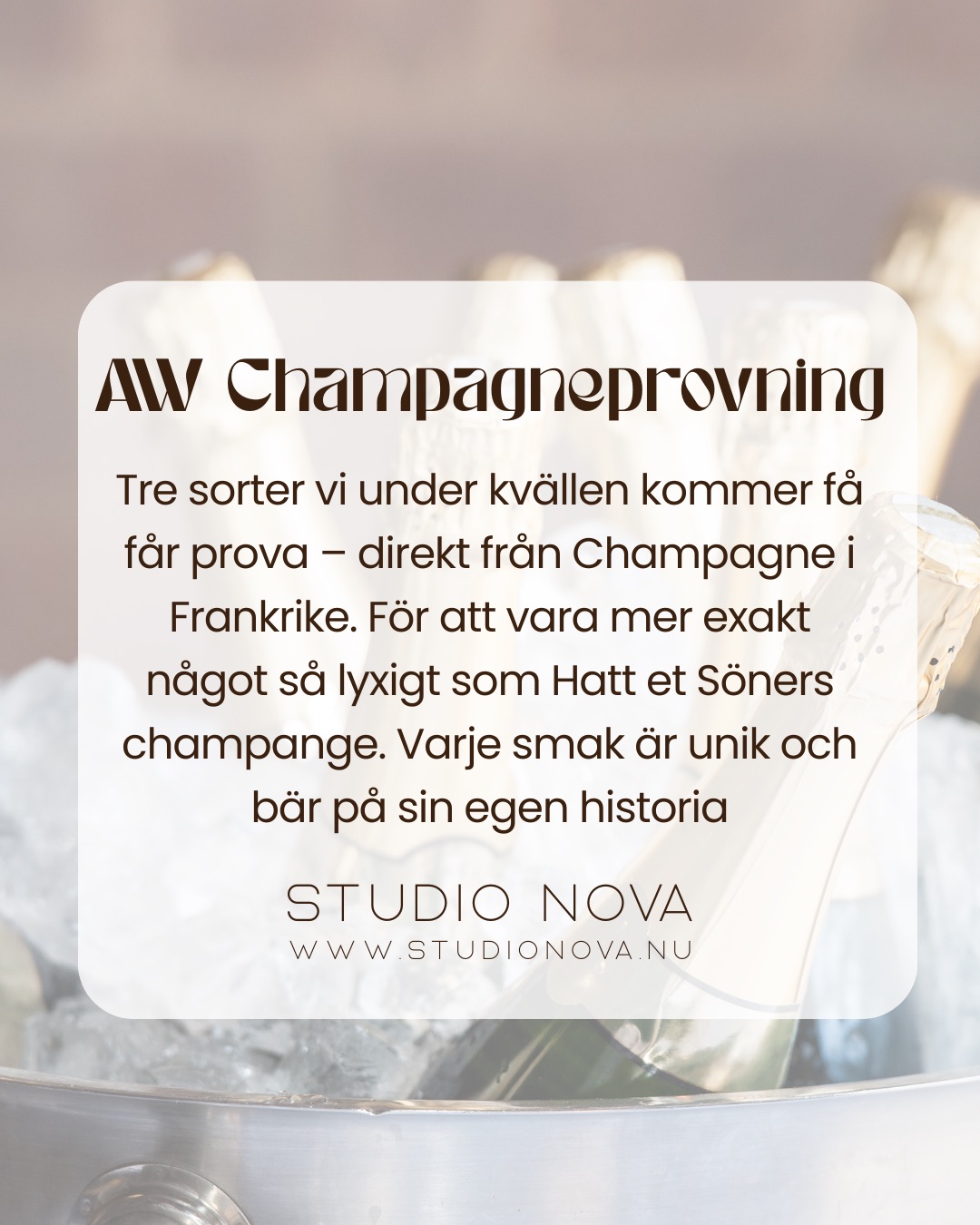 AW Champagneprovning