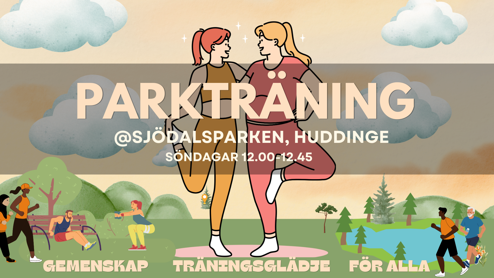 Parkträning i Huddinge